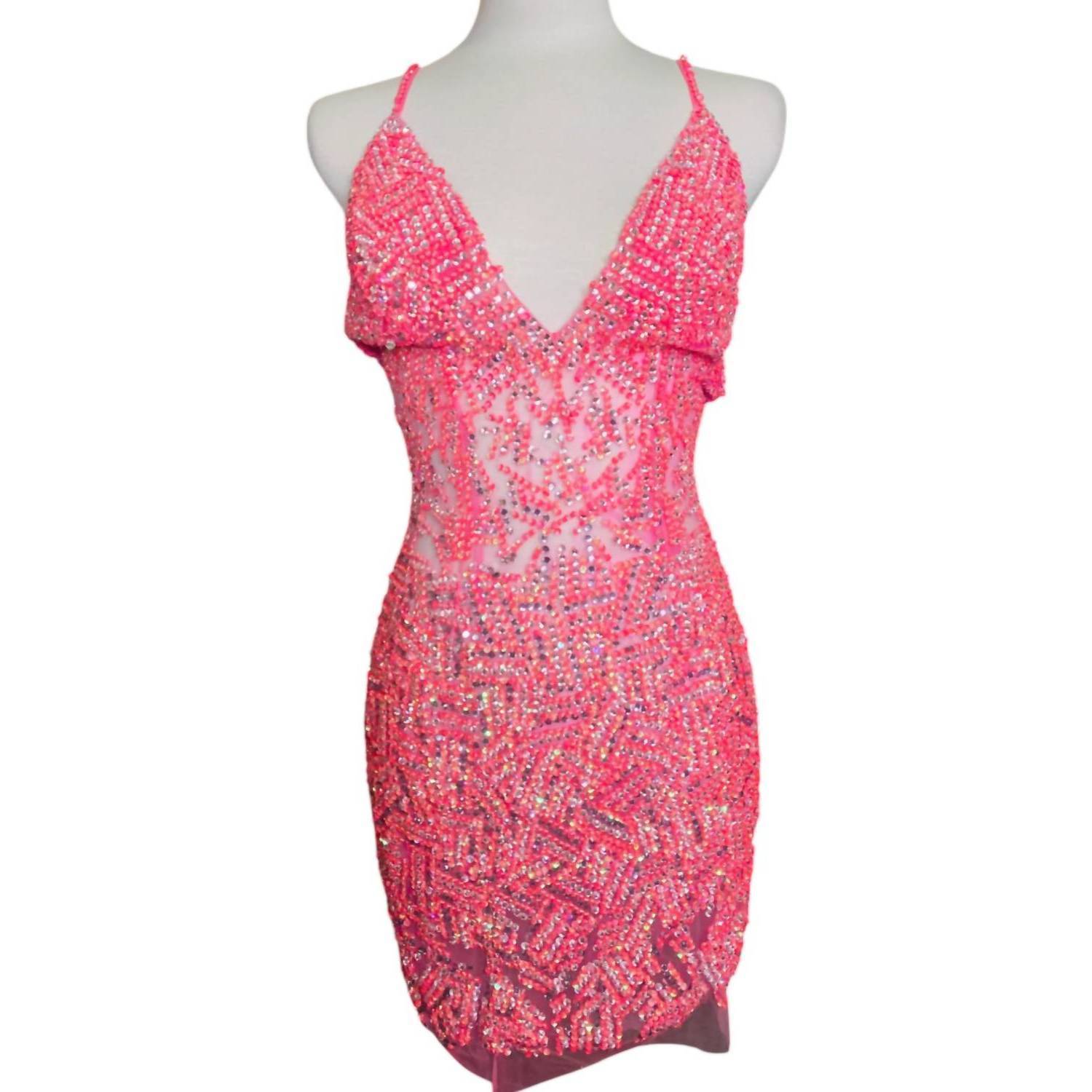New Jovani Rory Dress In Pink